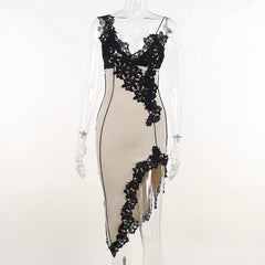 Mica Bodycon Side Slit Mini Dress Fashion Closet Clothing