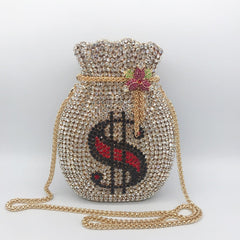 Money Luxury Diamond Bag Fashion Closet Clothing