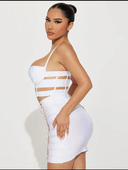 Multi Buttons Skirt Set Fashion Closet Clothing