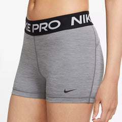 Nike Women's Pro Tight 3'' Shorts Grey/Black Fashion Closet Clothing