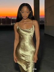 Nova Satin Maxi Dress Fashion Closet Clothing