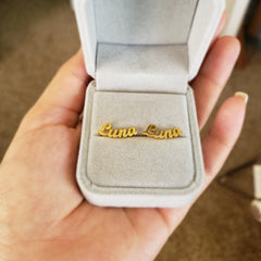 Personalized Custom Name Earrings Fashion Closet Clothing