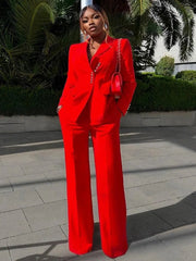 Power Moves Blazer Pant Set Fashion Closet Clothing