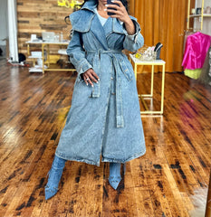 Queen Denim Coat Jacket Fashion Closet Clothing
