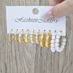 Retro Earrings Set Fashion Closet Clothing