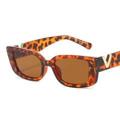 Retro Rectangle Sunglasses Fashion Closet Clothing