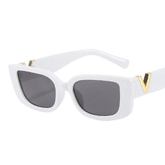 Retro Rectangle Sunglasses Fashion Closet Clothing
