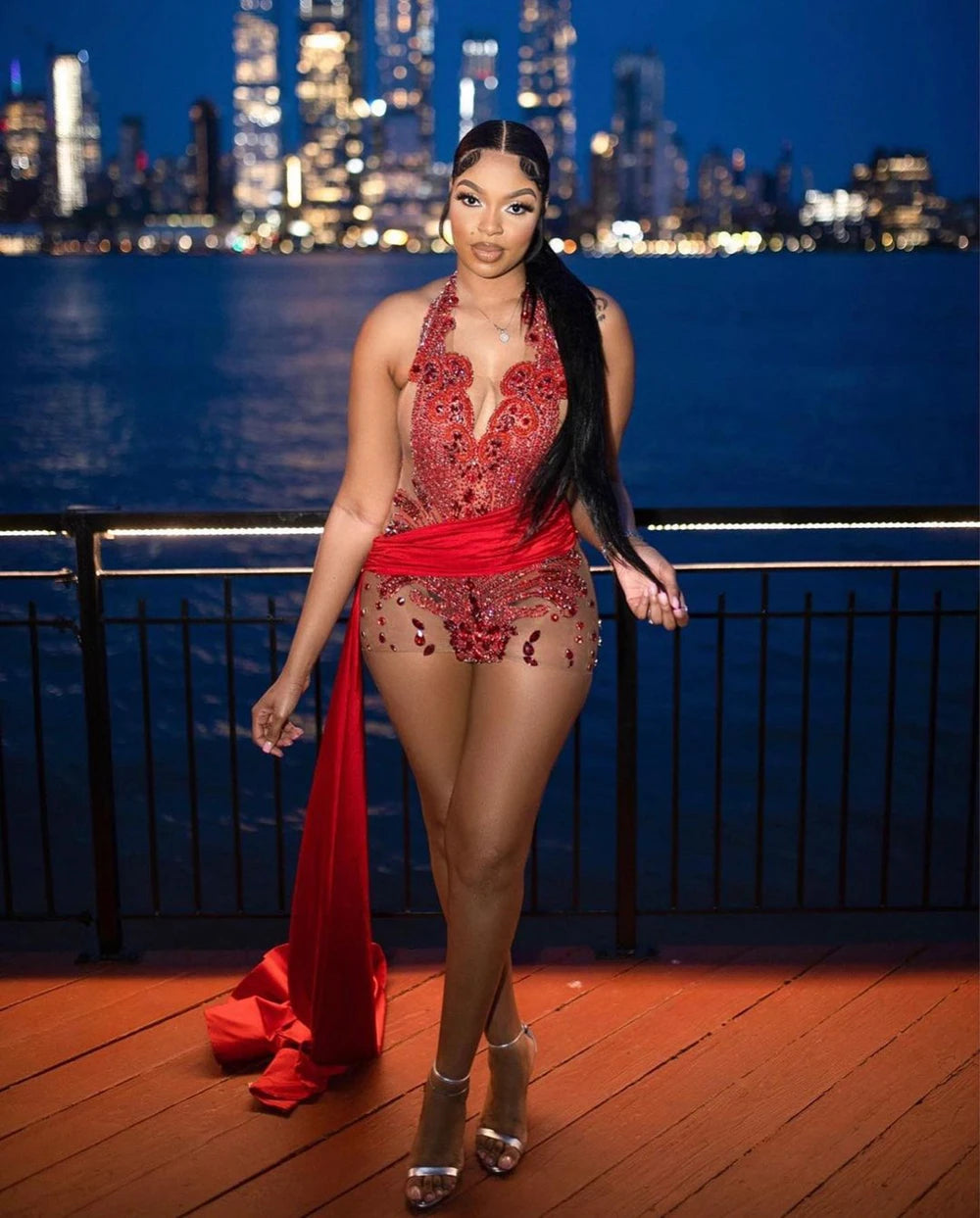Ruby Luxury Mini Dress Fashion Closet Clothing