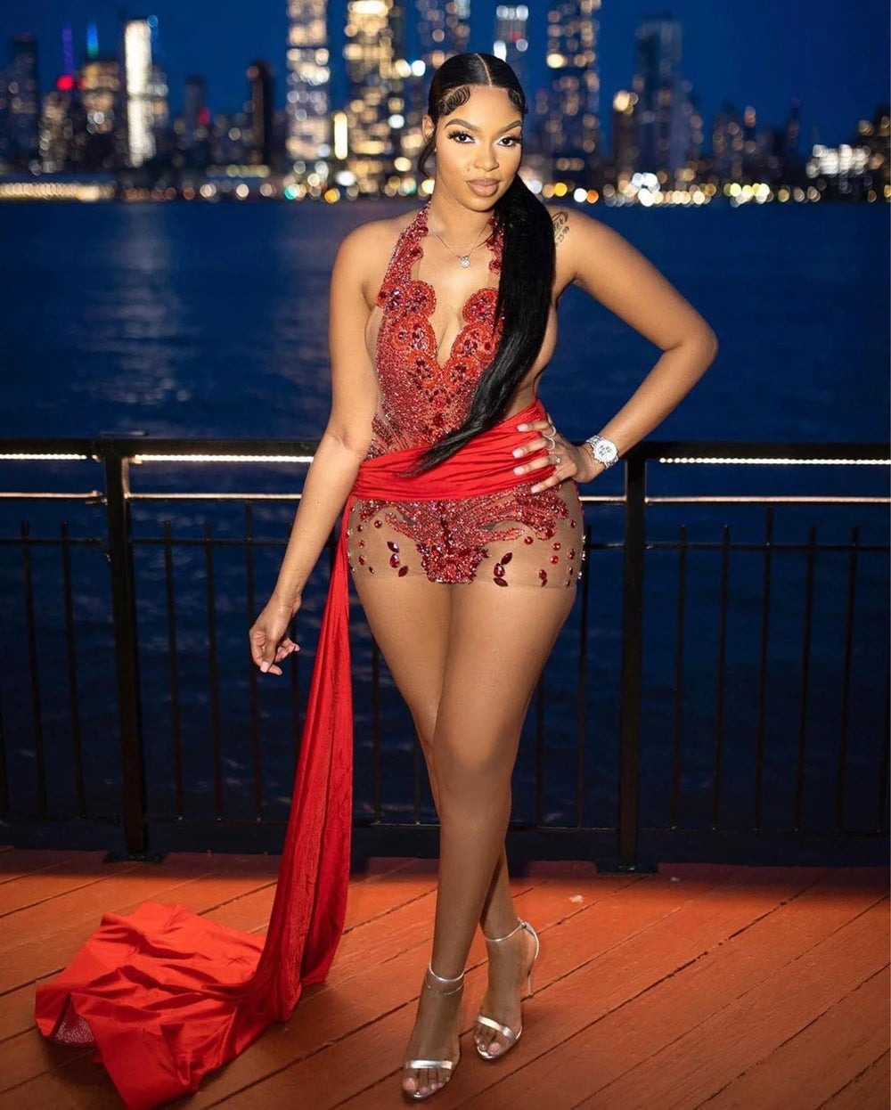 Ruby Luxury Mini Dress Fashion Closet Clothing