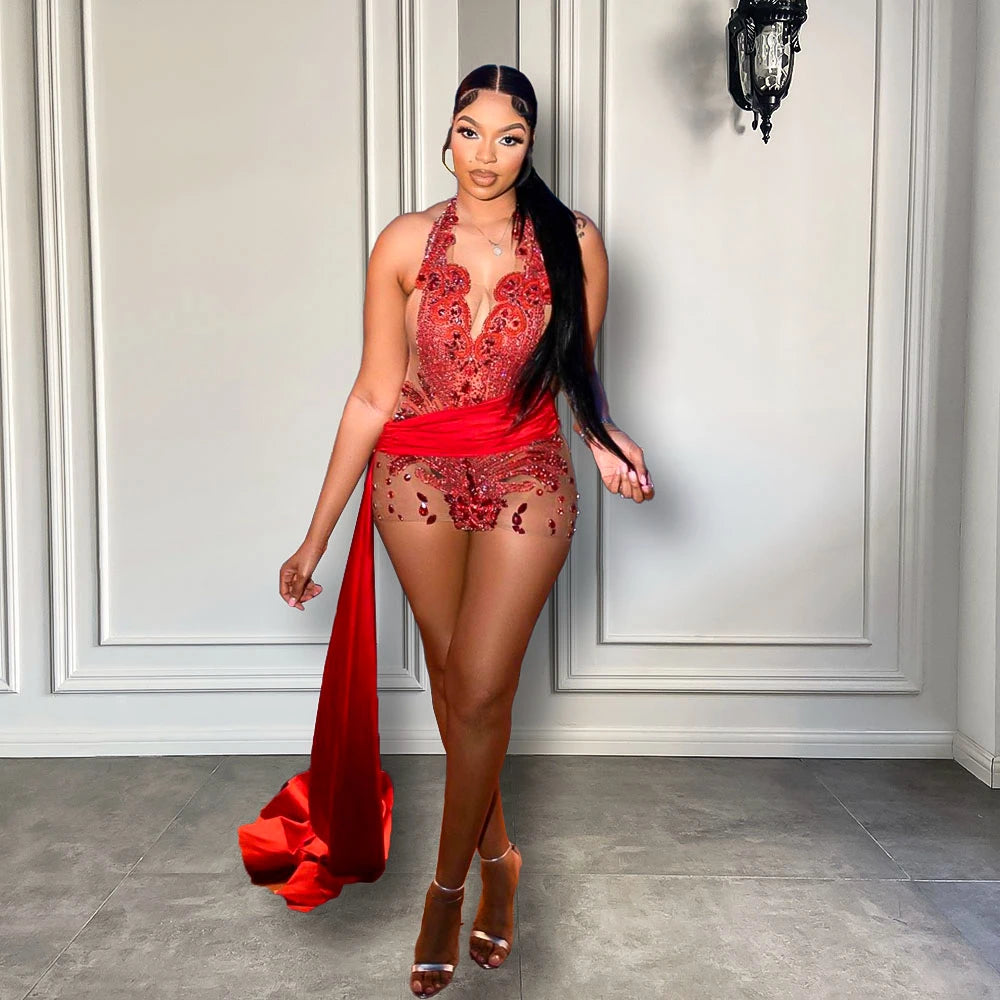 Ruby Luxury Mini Dress Fashion Closet Clothing