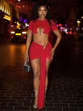 Robin Ruched Skirt Set