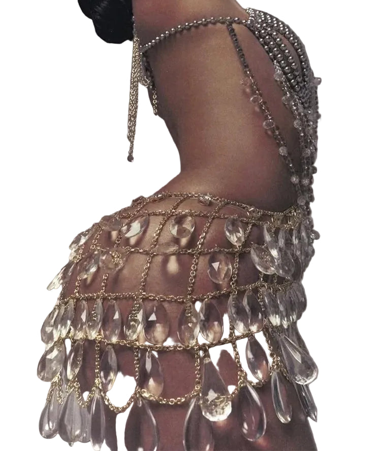 Katina Tassel Mini Dress Set