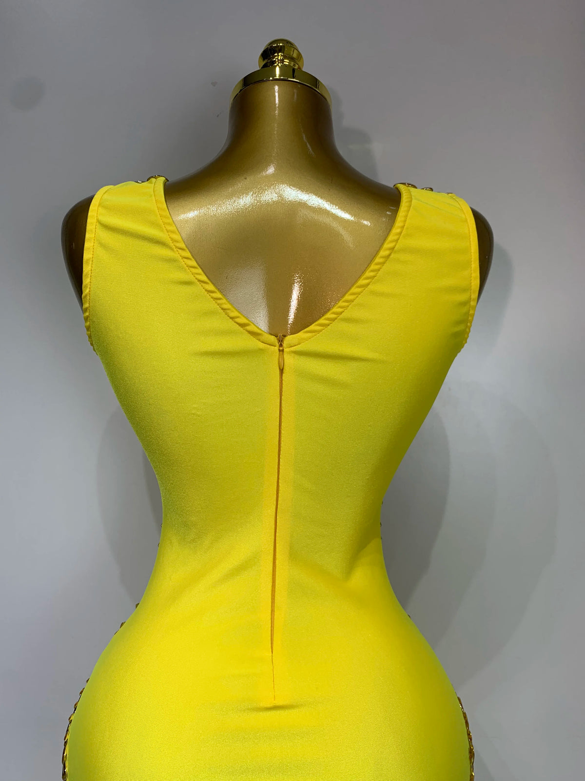 Frankie Rhinestones Mesh Dress