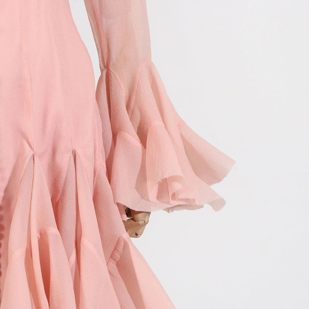 Robe midi évasée Lory Peated