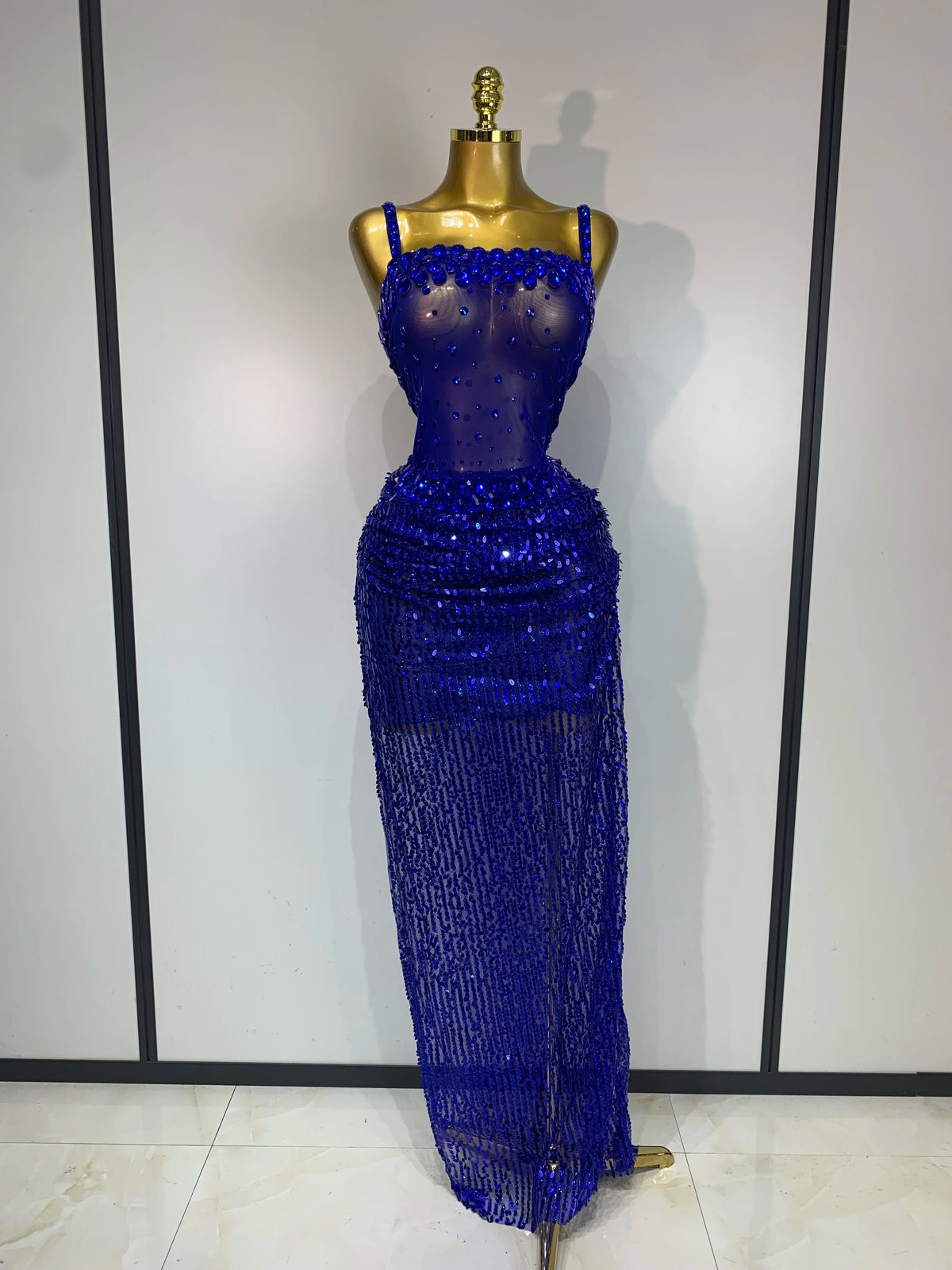 Vannah Sequin Maxi Skirt Set