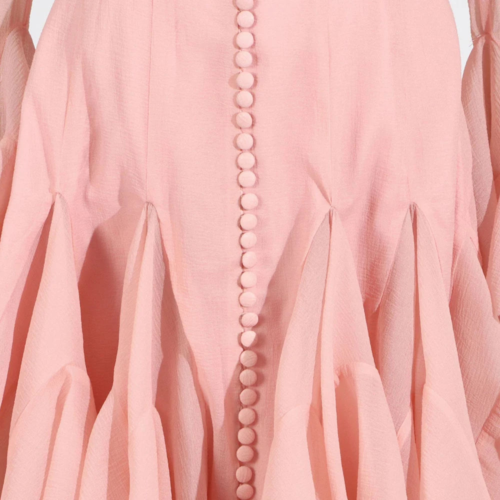 Robe midi évasée Lory Peated