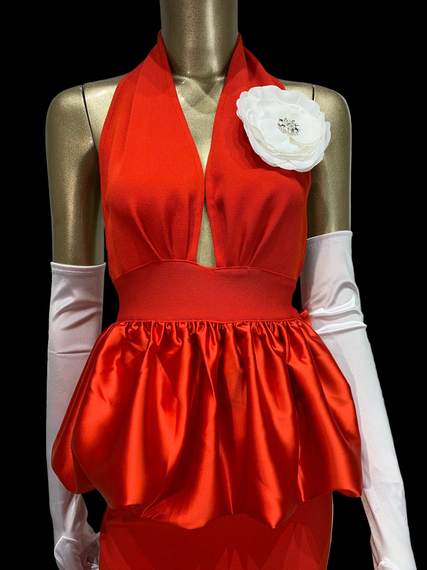 Flower Bandage Maxi Dress