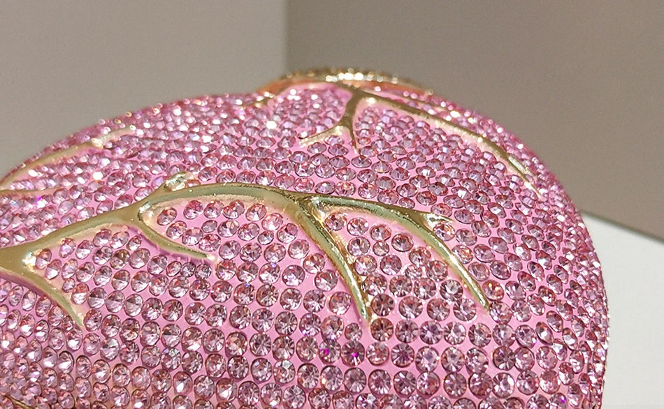 Pochette Cœur Strass