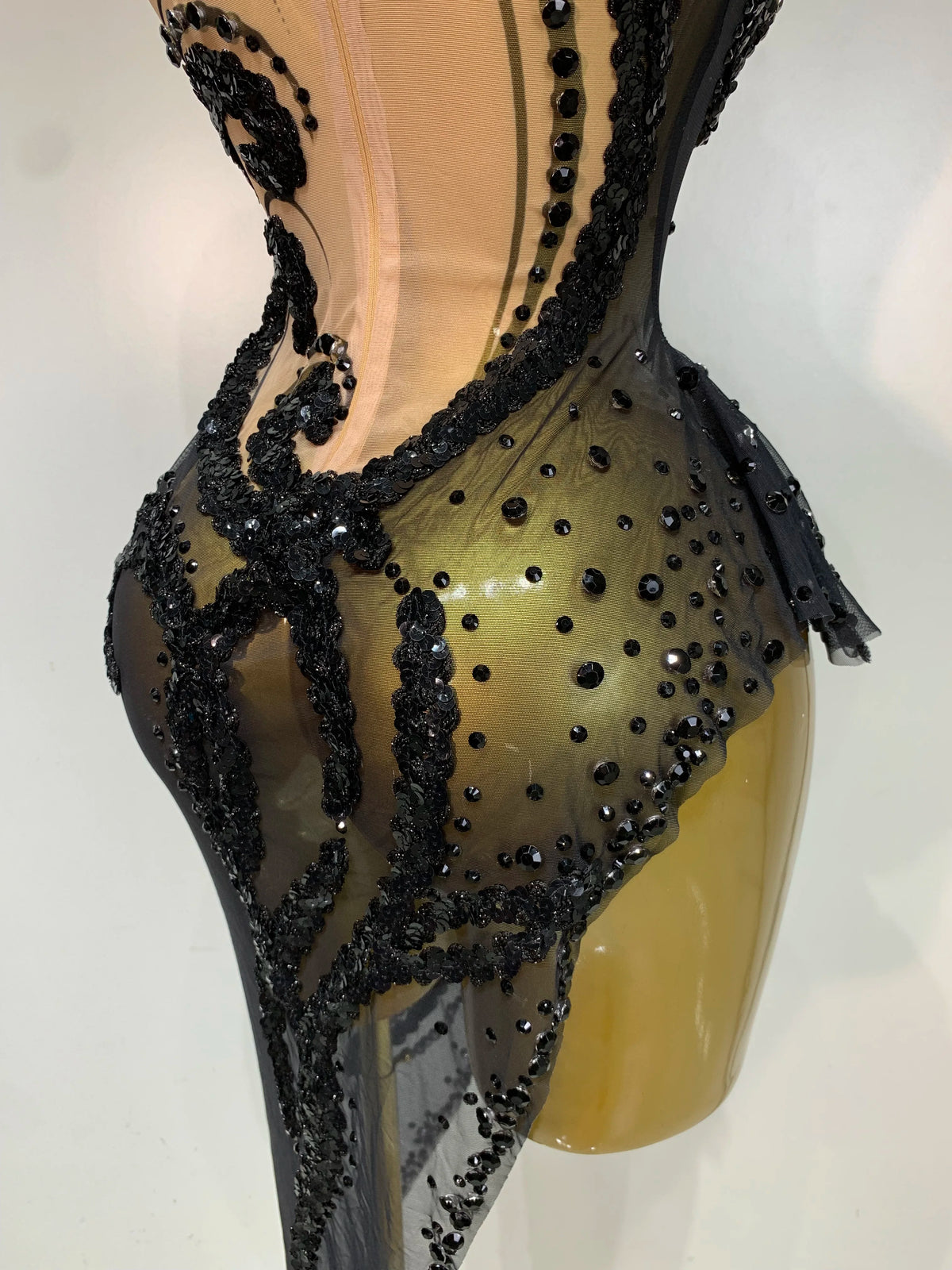 Black Diamond Asymmetric Dress