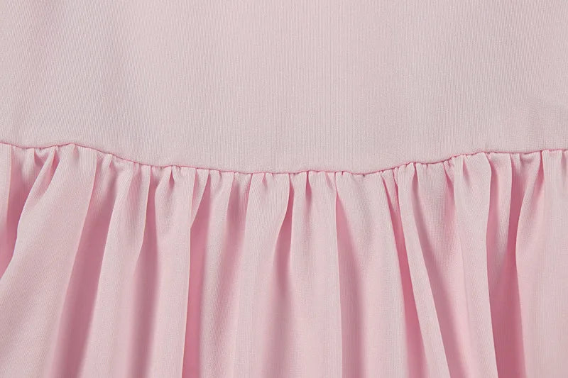Robe longue volantée Yvana