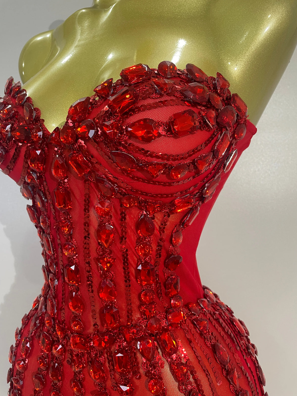 Atacia Elegant Mesh Maxi Dress