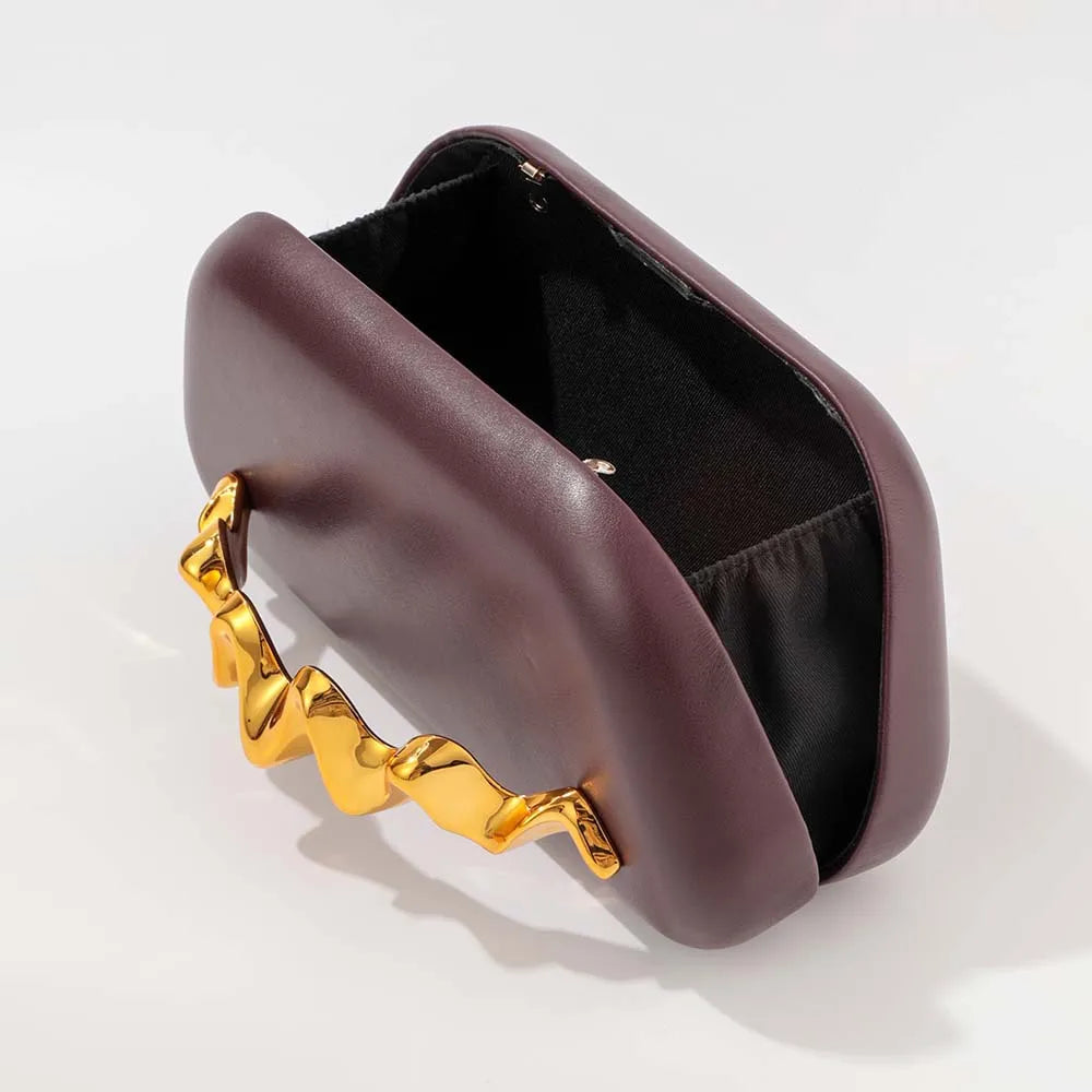 Pochette Vintage en Cuir