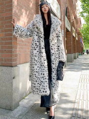 Opulent Fur Plush Coat