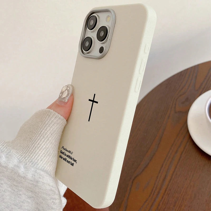 Coque iPhone Croix