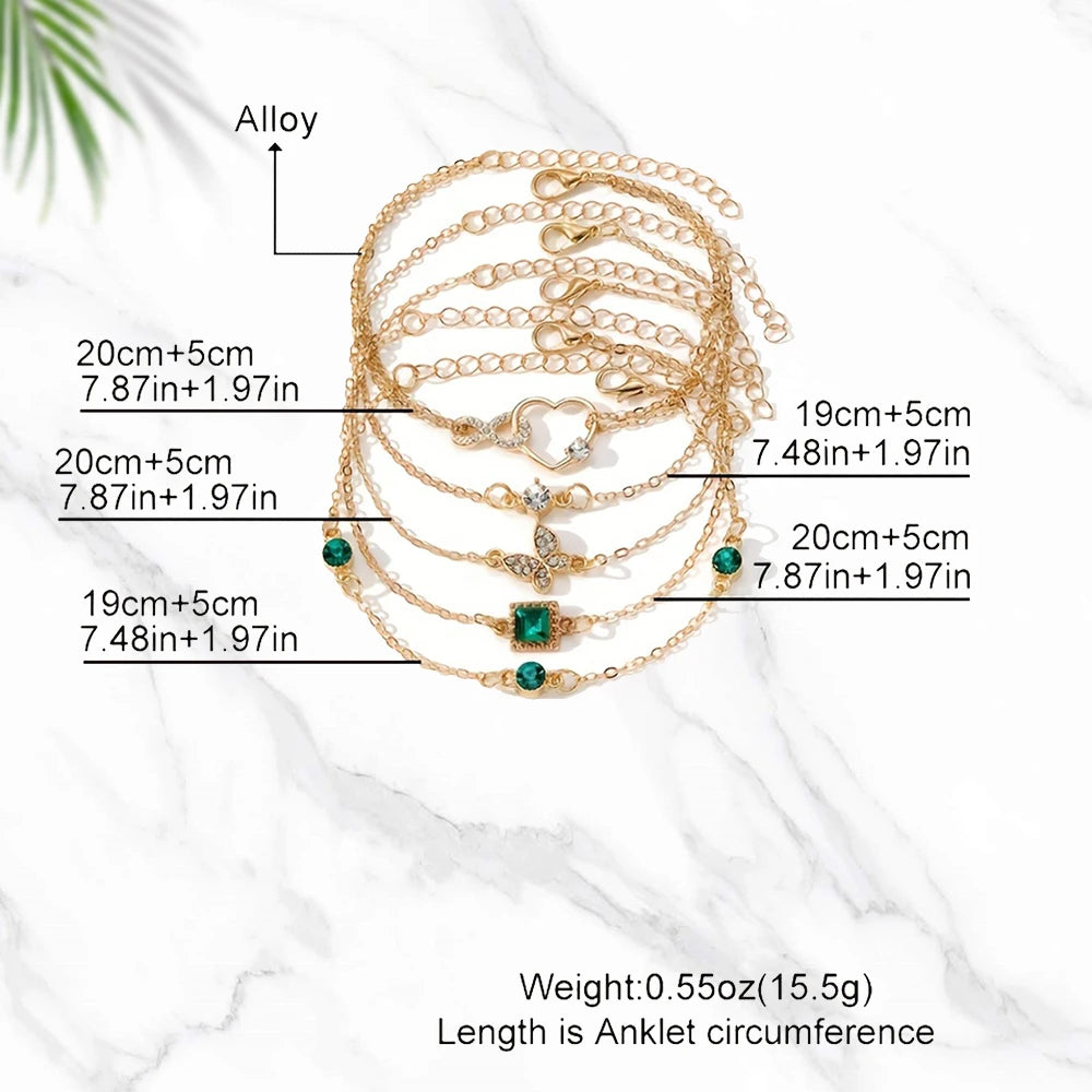5pcs Vintage Bracelet Set