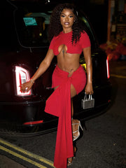 Robin Ruched Skirt Set