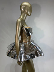 Goddess Crystal Mini Dress