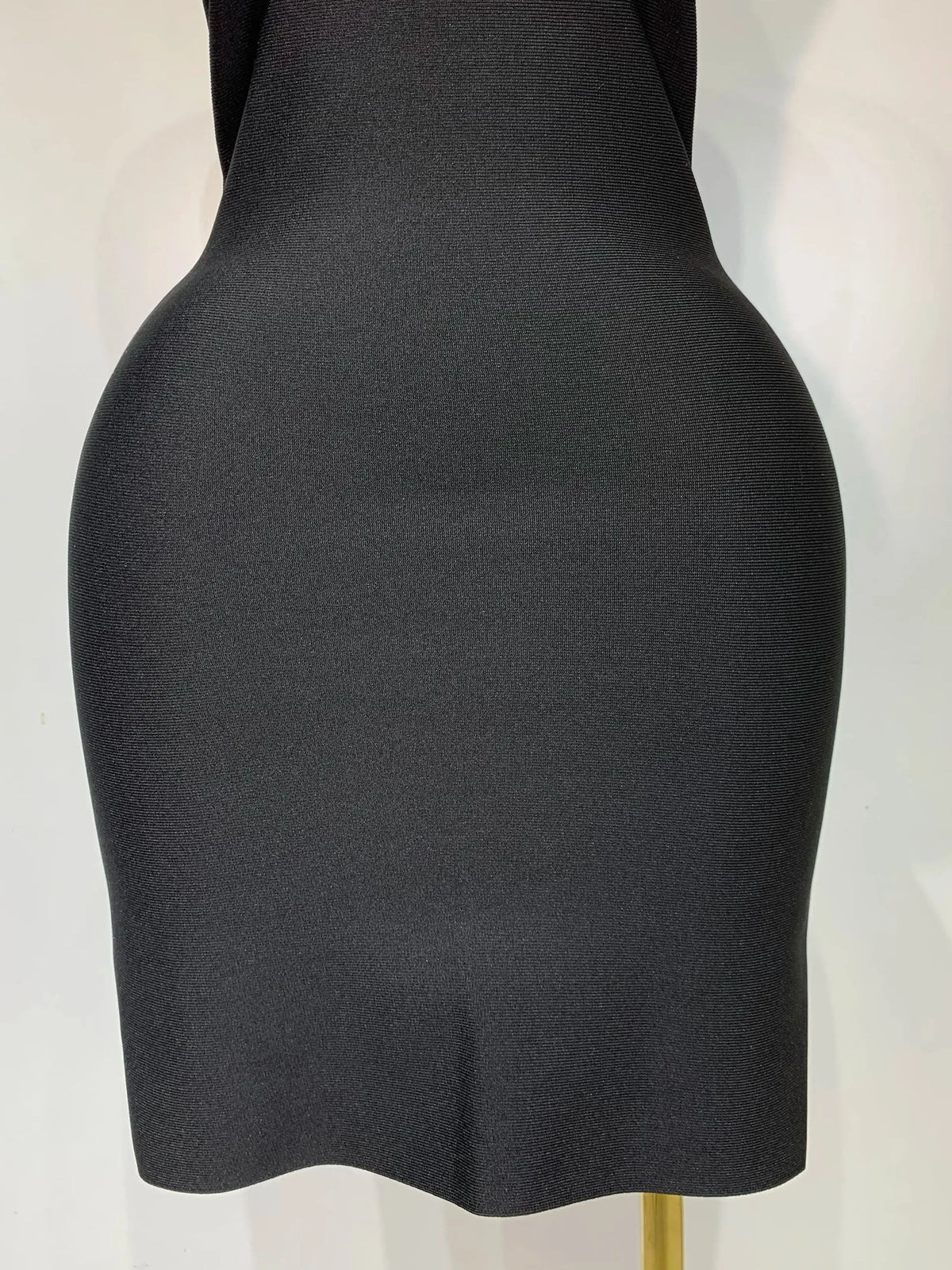 White Collar Bodycon Bandage Mini Dress