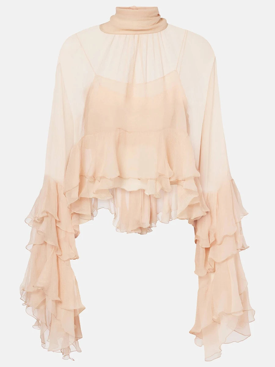 Krista Ruffles Blouse