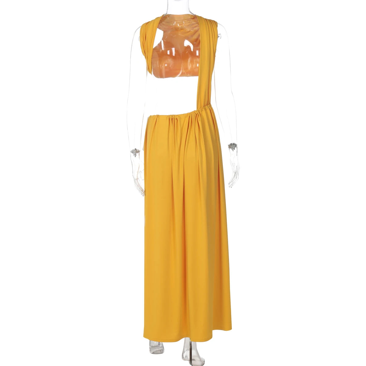 Robe Ani à fentes latérales et lacets