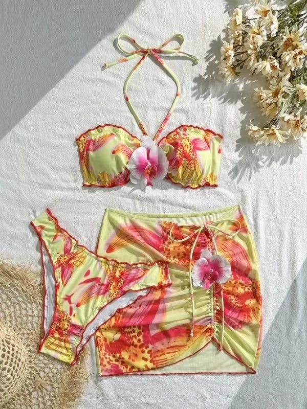Orchid Waves ikini 3pcs Set