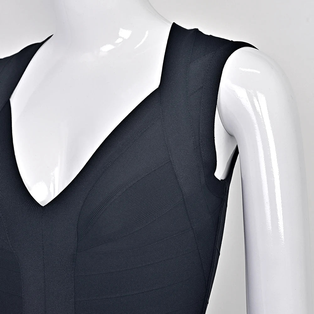 Robe mini bandage moulante Carine