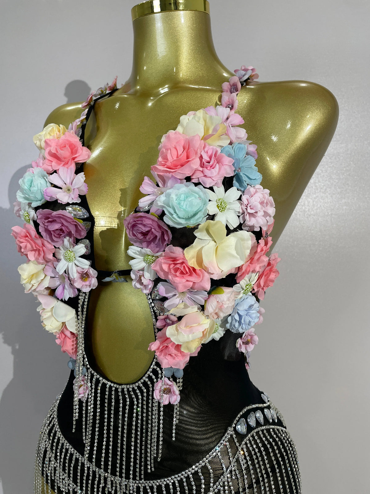 Luxe Flower Mesh Bodysuit