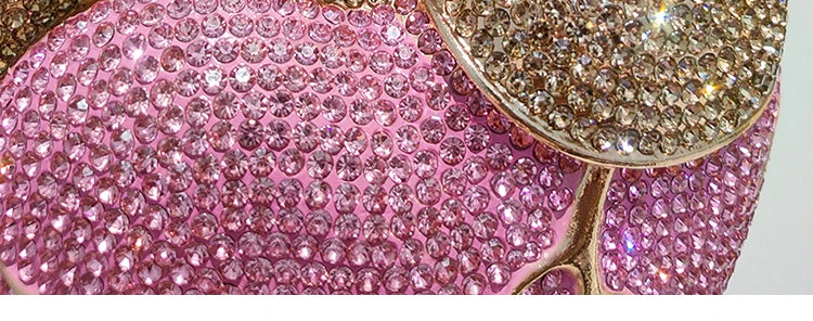 Pochette Cœur Strass