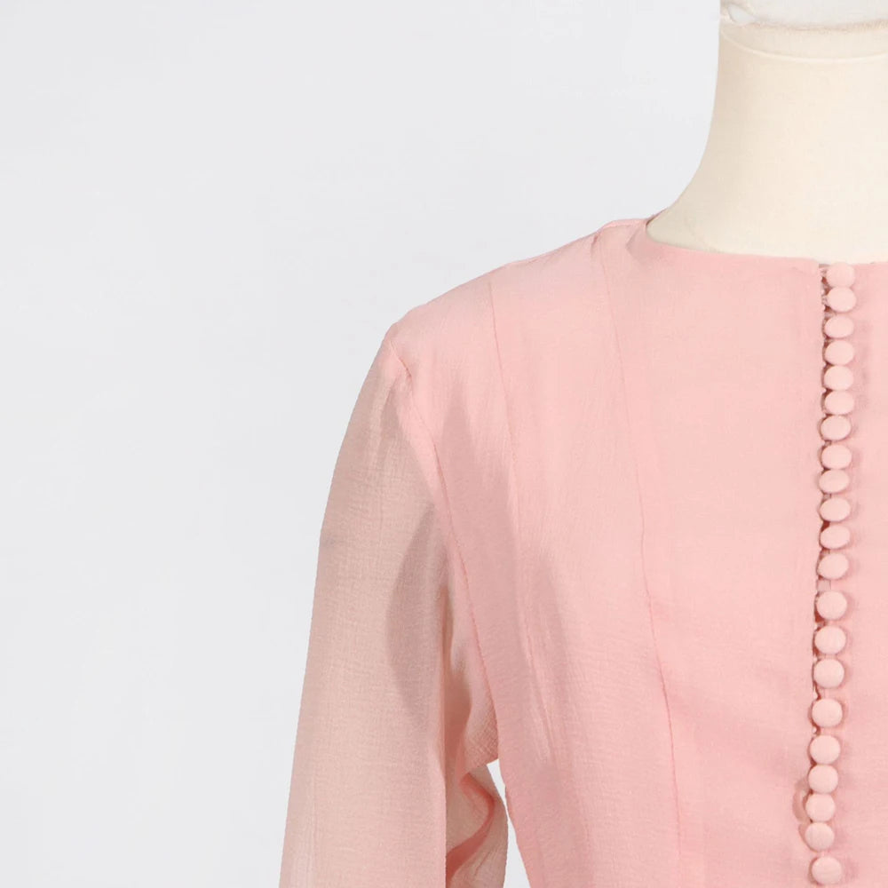 Robe midi évasée Lory Peated