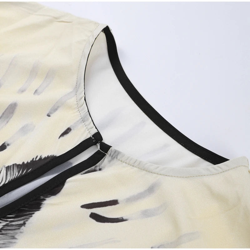 Robe plissée kimono