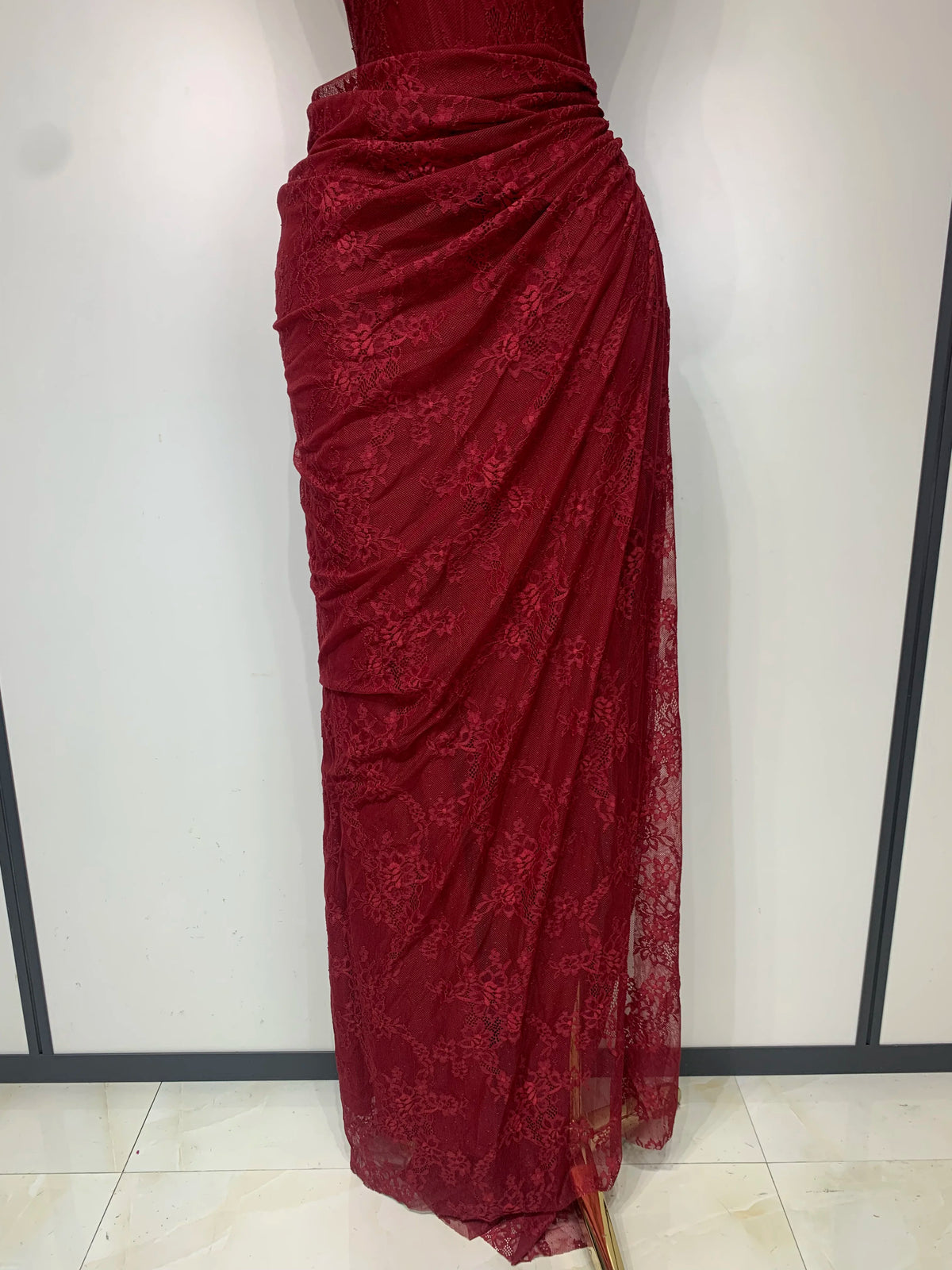 Vintage Red Maxi Dress