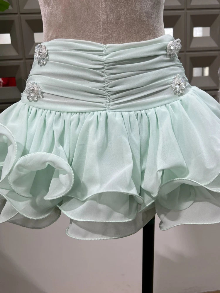 Ensemble mini-jupe Abella Ruffles