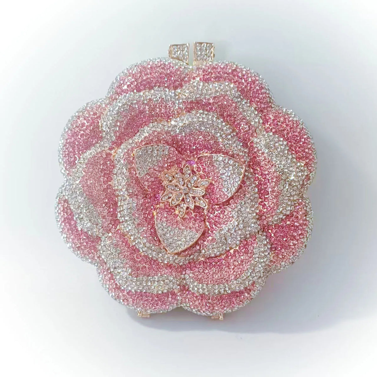 Pochette Fleurie en Cristal