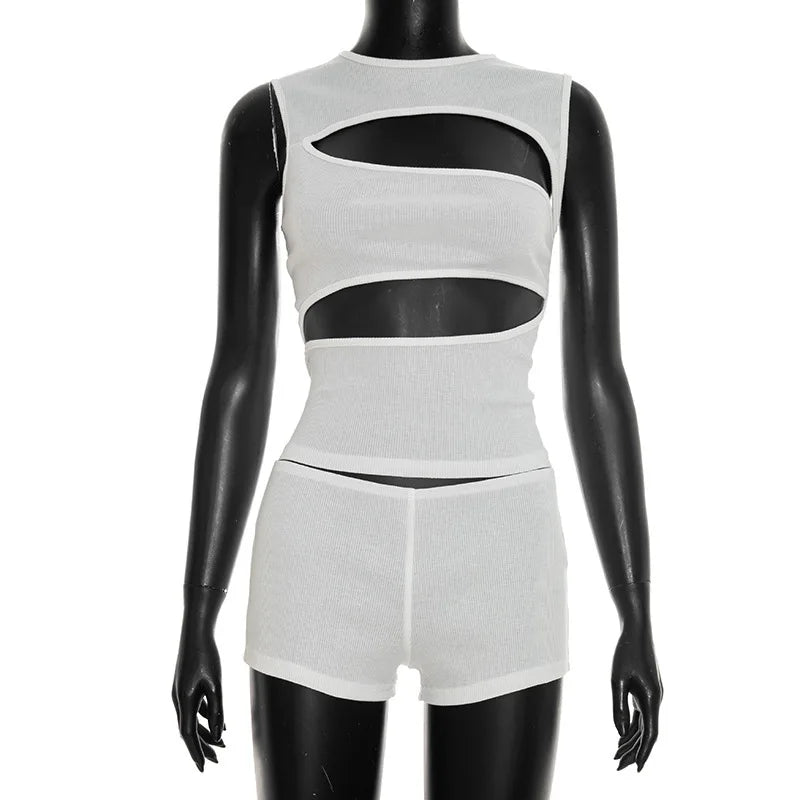 Mercilia Cropped Short Set
