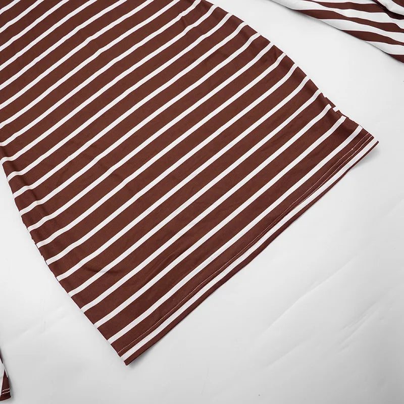 Alissa Striped Mini Dress