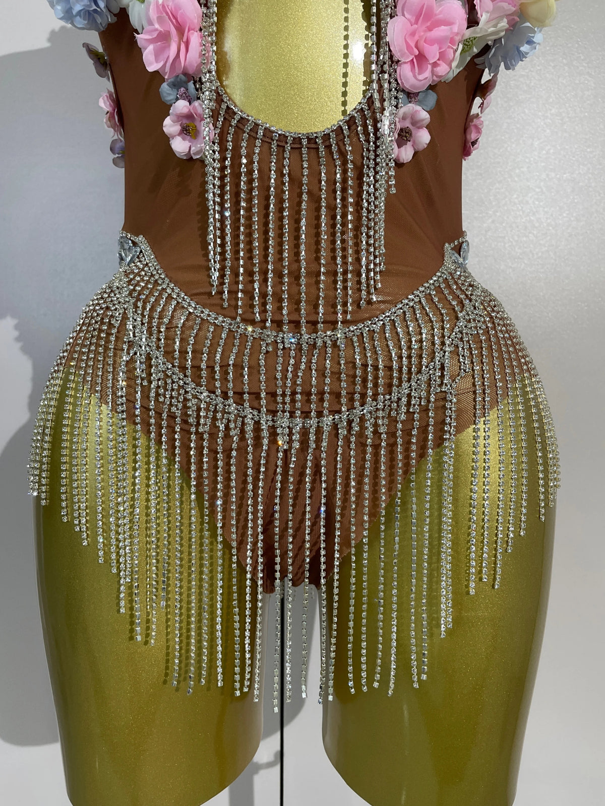 Luxe Flower Mesh Bodysuit
