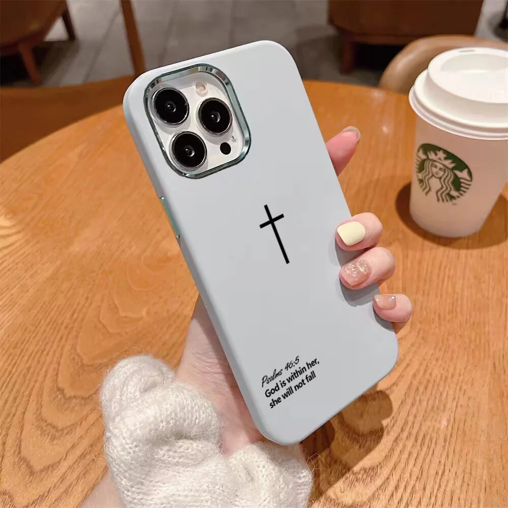 Coque iPhone Croix