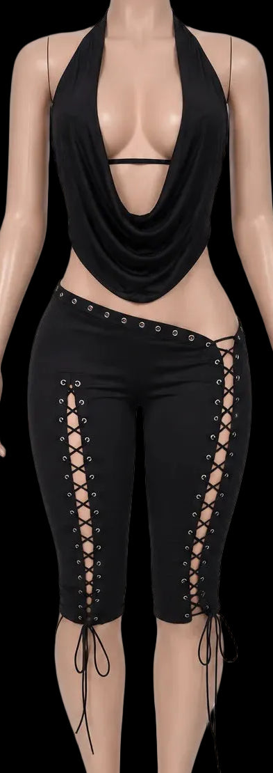 No Cuts Given Capri Set