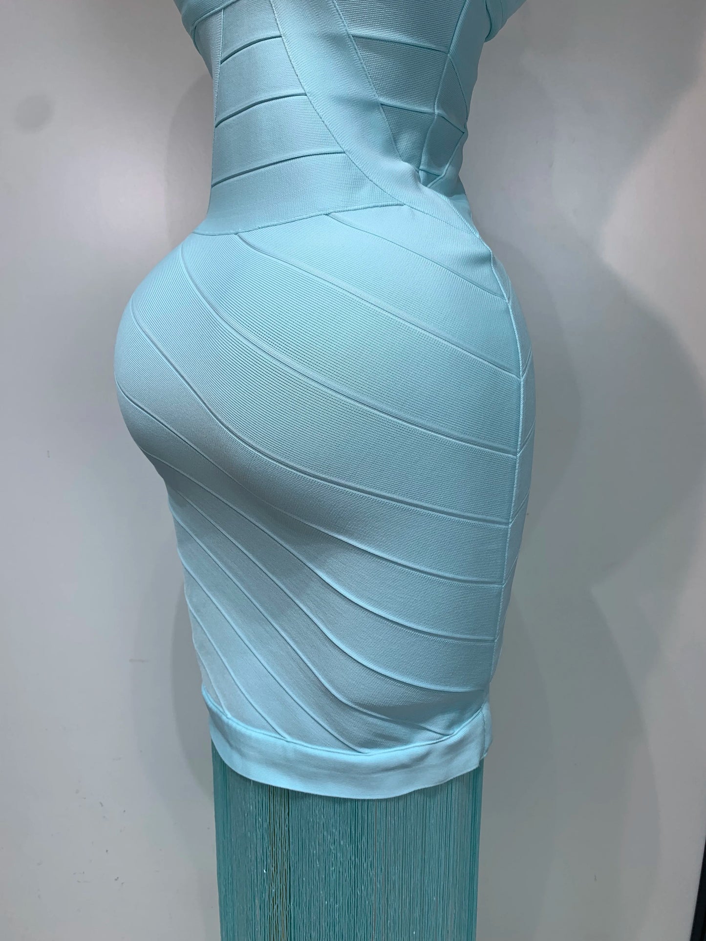 Lauren Tassel Bandage Maxi Dress