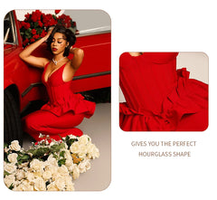 Huda Peplum Bandage Dress